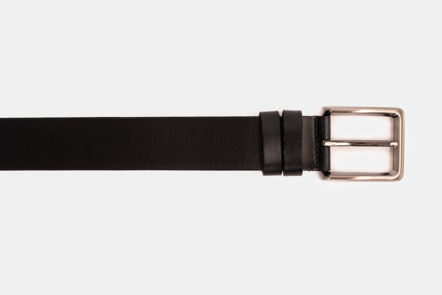 The Mercury Black Calfskin Belt