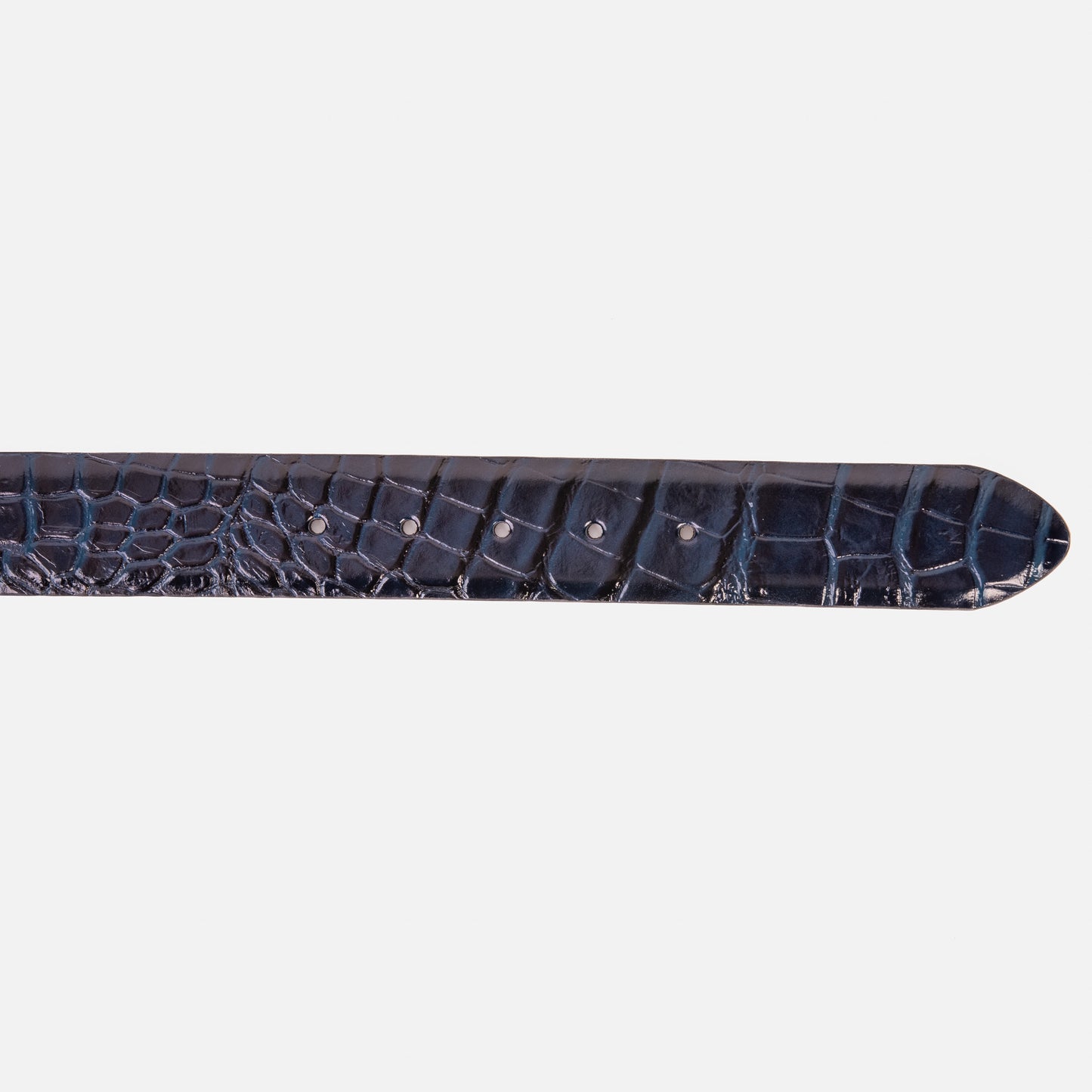 Cinturón de cuero azul marino Strat 