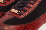 The Savamala Burgundy Leather Sneaker
