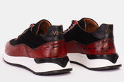 The Savamala Burgundy Leather Sneaker