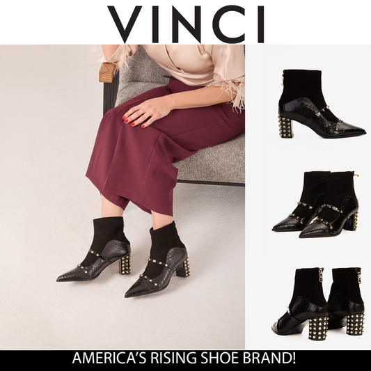 The  Valentina Leather Block Heel Women Boot