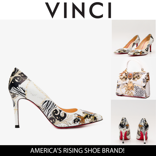 The Perugia White Leather Pump Women Shoe