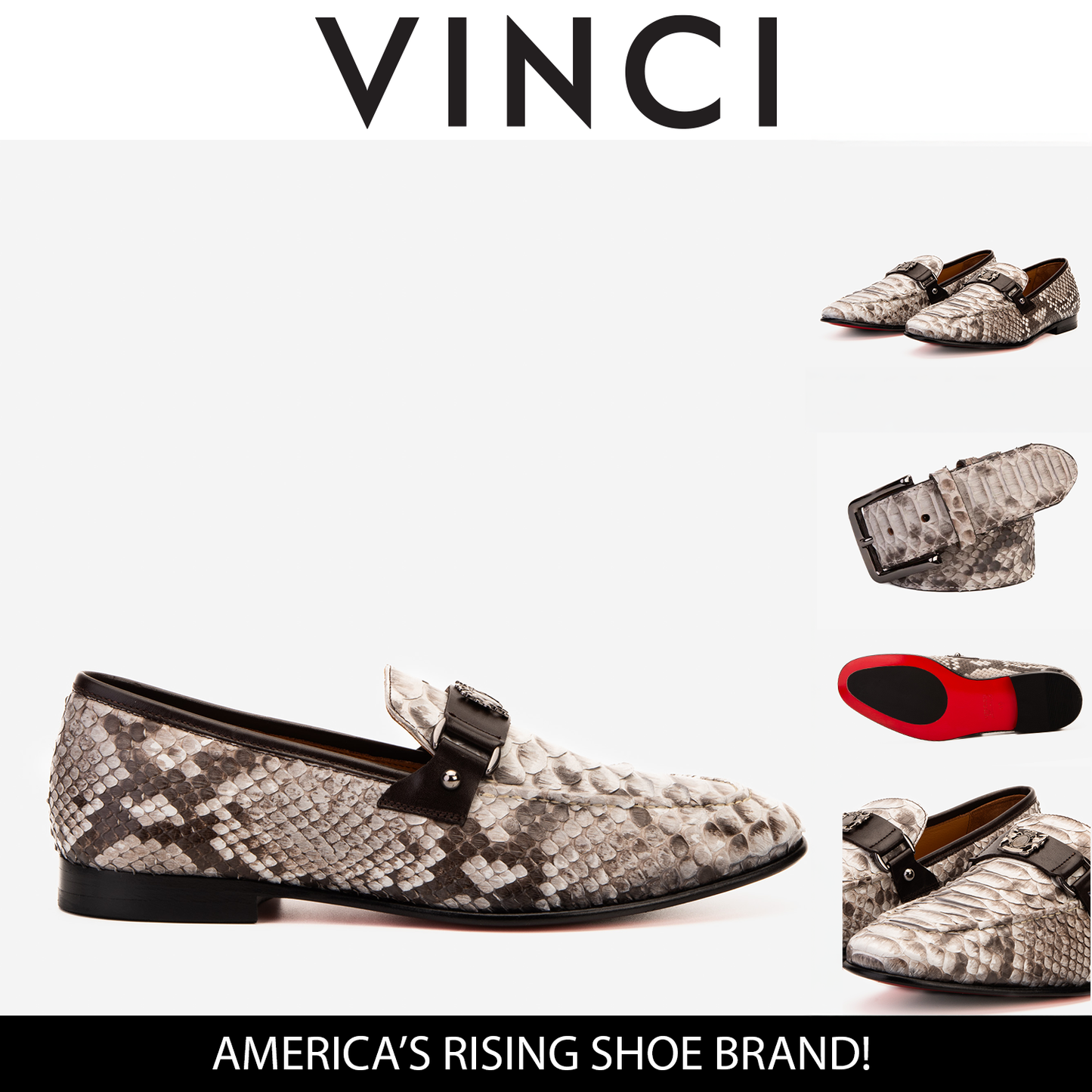 The Boss Pyth Naturel White Color Bit Loafer Men Shoe