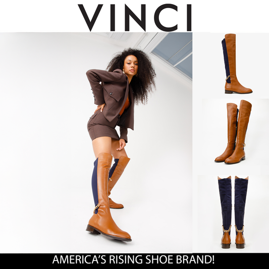 The Tallin Tan Leather Knee High Women Boot