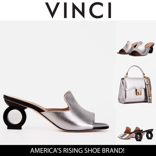 The Tory Silver Leather Women Sandal