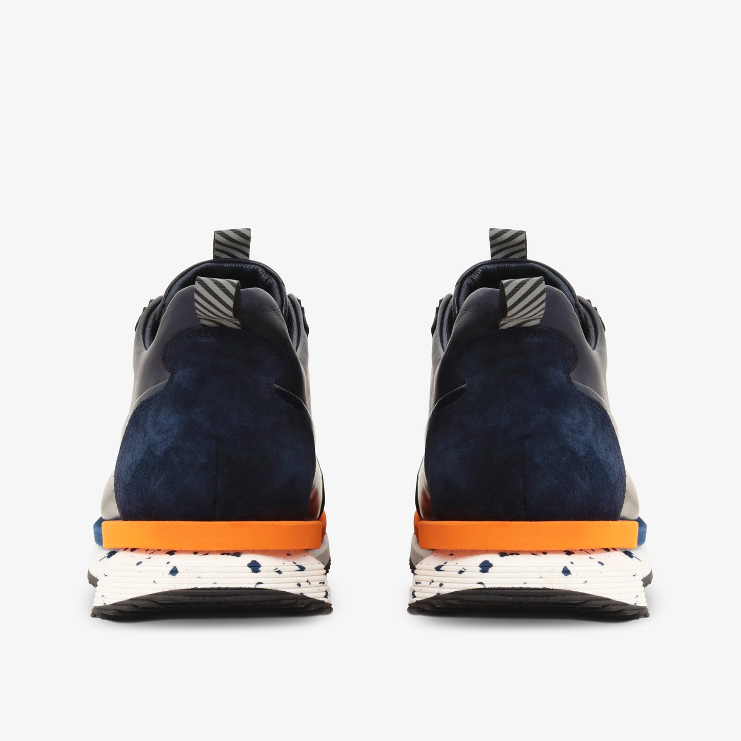 The Milford Navy Blue  Leather Men Sneaker