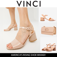 The Bamba Cream Patent Leather Women Sandal