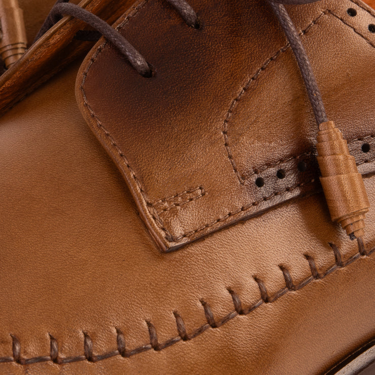 The Moon Tan Leather Derby Shoe