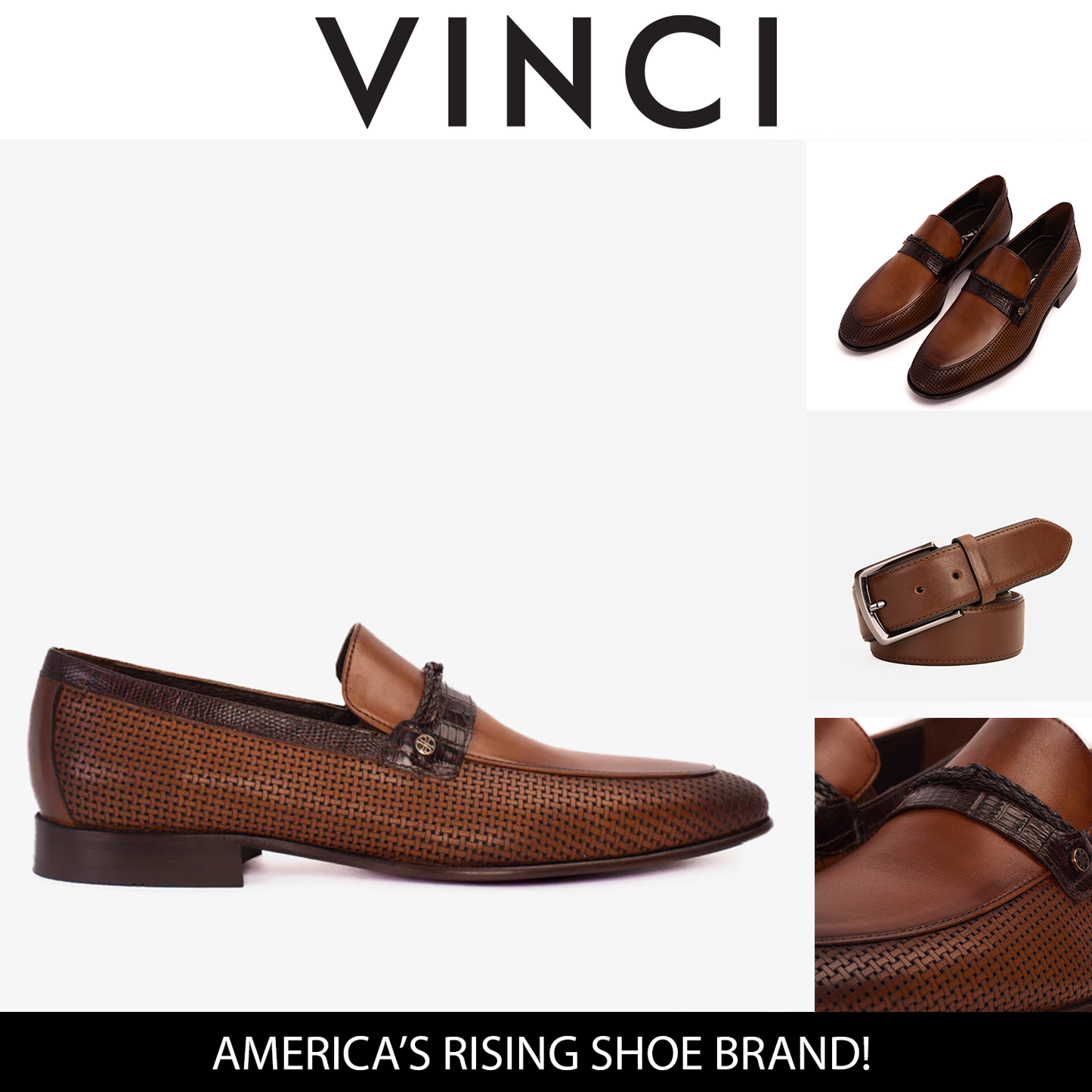 The Acerra Tan Leather Loafer Men Shoe