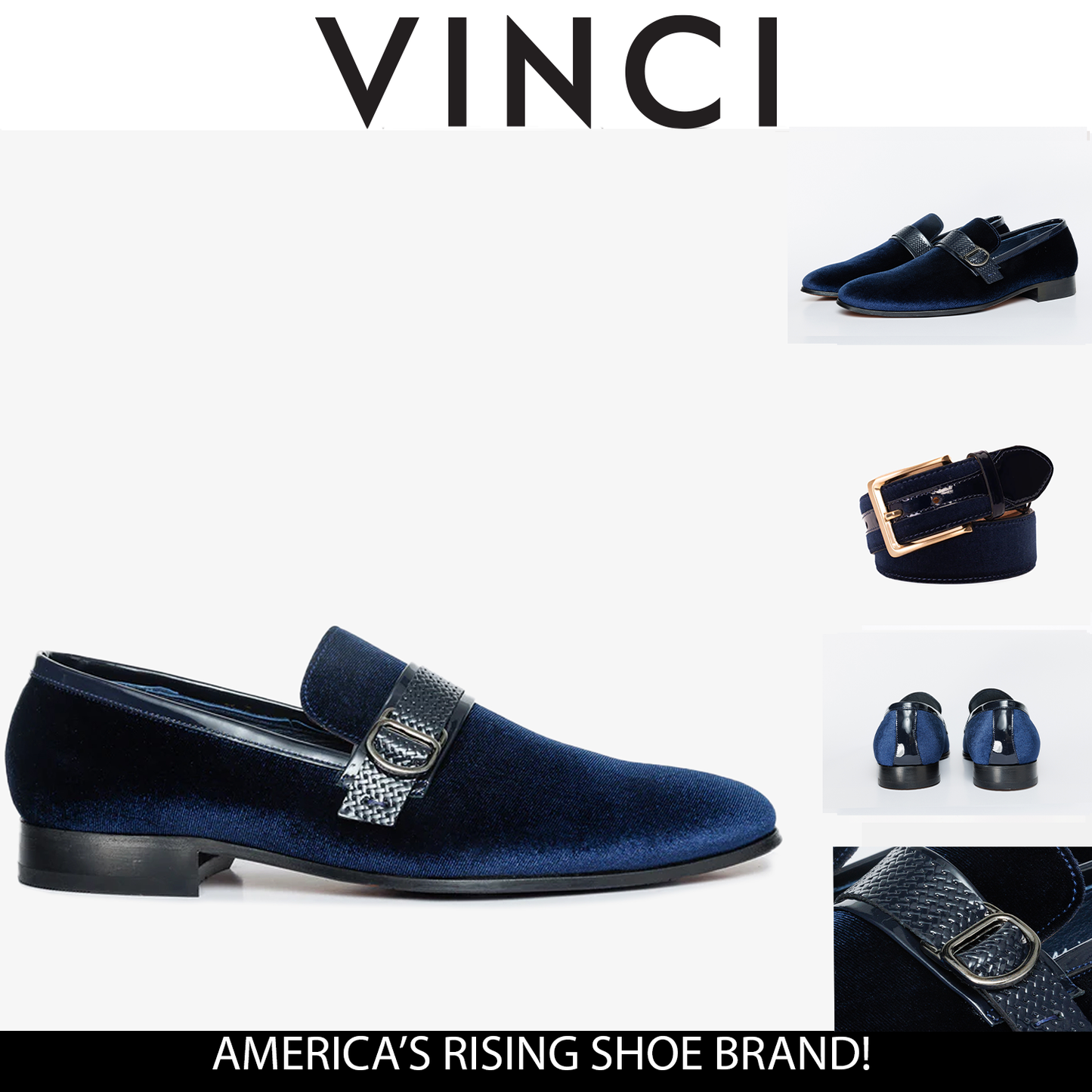 The Casaletti Navy Blue Bit Loafer Men Shoe