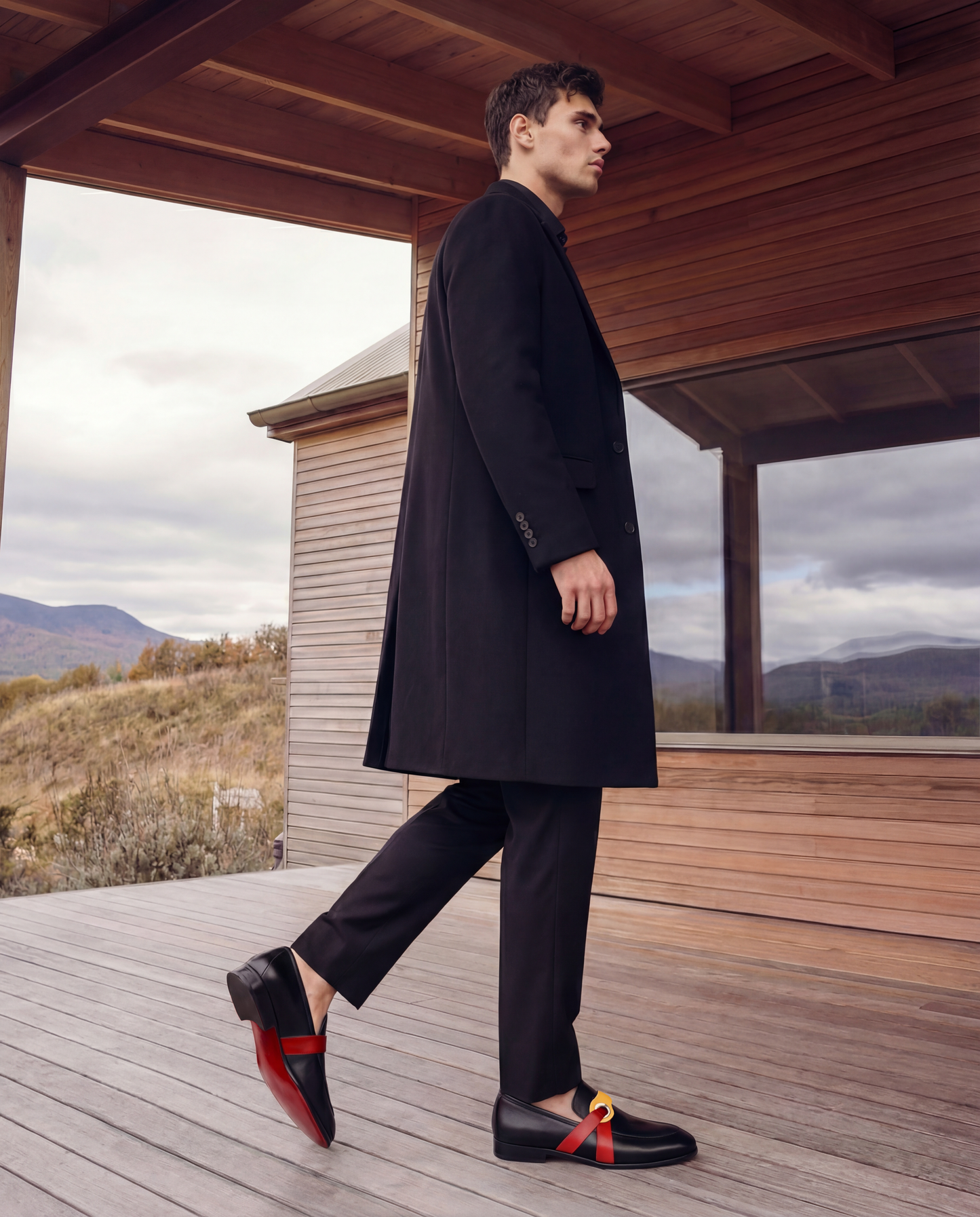 Mocasín de vestir Jackie Black Bit de edición limitada para hombre