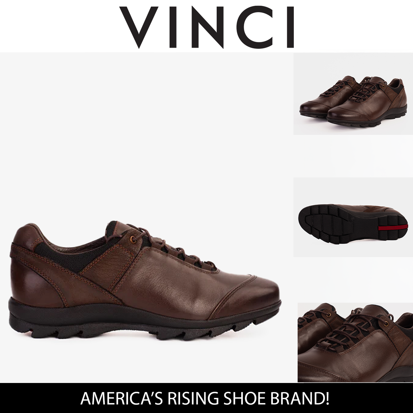 The Madrid Brown Leather Casual  Men Shoe Final Sale!
