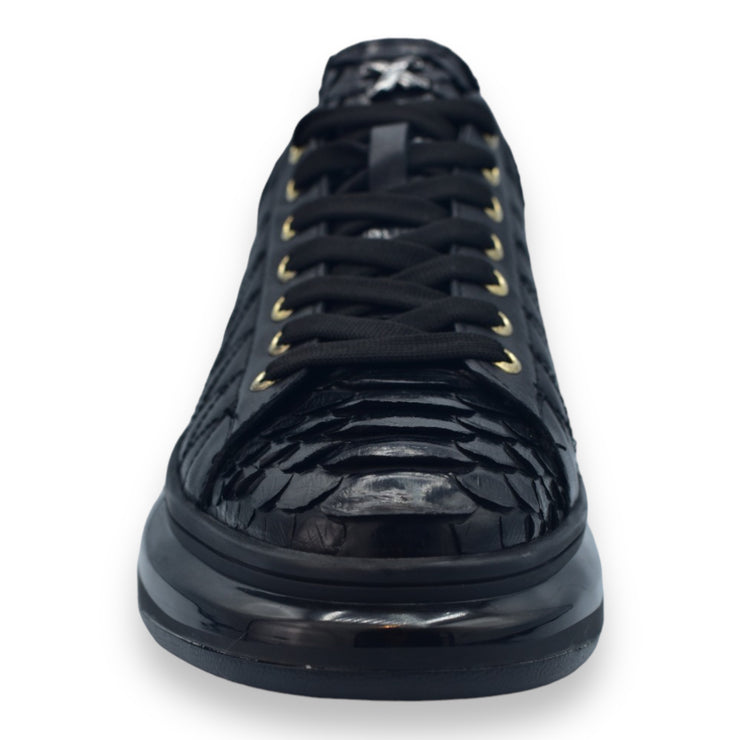 The Bald Black Snk Leather Sneaker Limited Edition