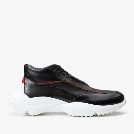 Zapatillas de cuero negras Graton para hombre ¡Venta final!