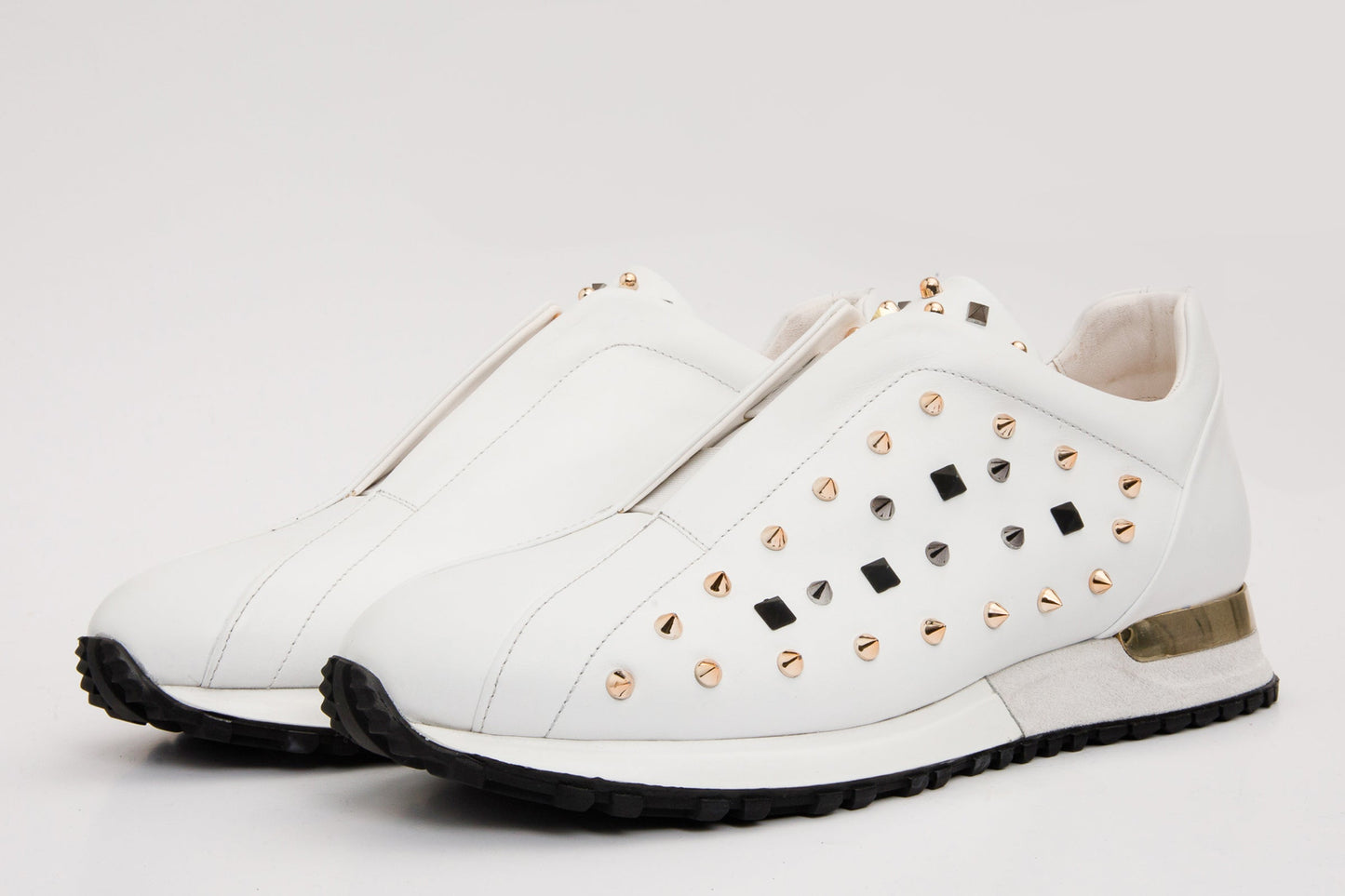 The Infanta White Spike Leather Women Sneaker  Limited Edition