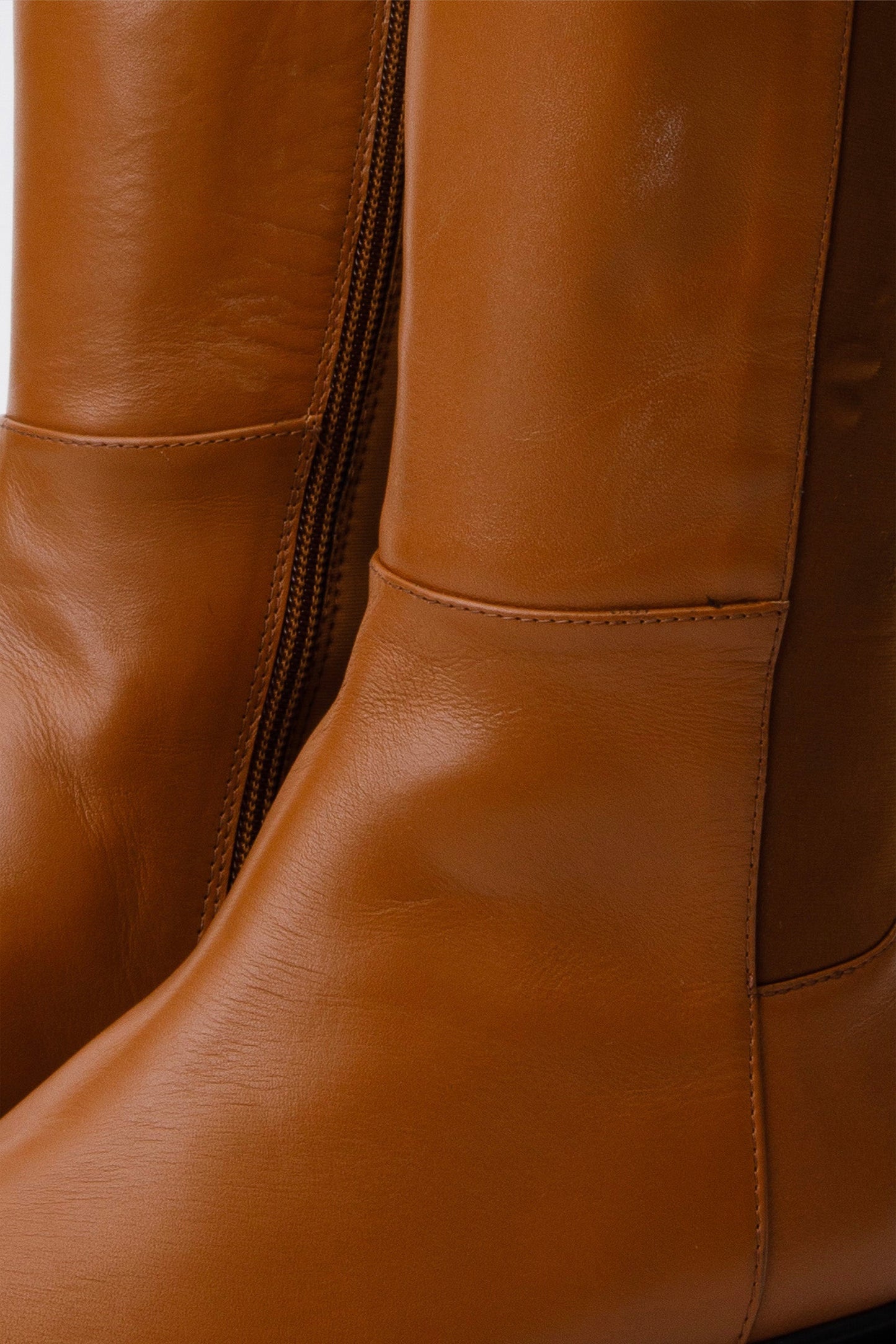 The  Harmony Belle Tan Leather Knee High Women Boot