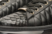 The Bald Black Snk Leather Sneaker Limited Edition