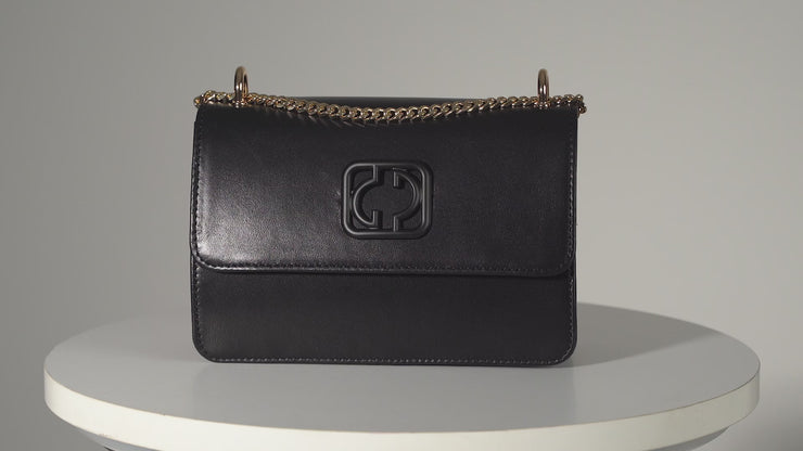 The Maneadero Black Leather Handbag