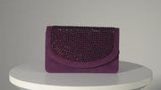 The Maneadero Purple Leather Handbag