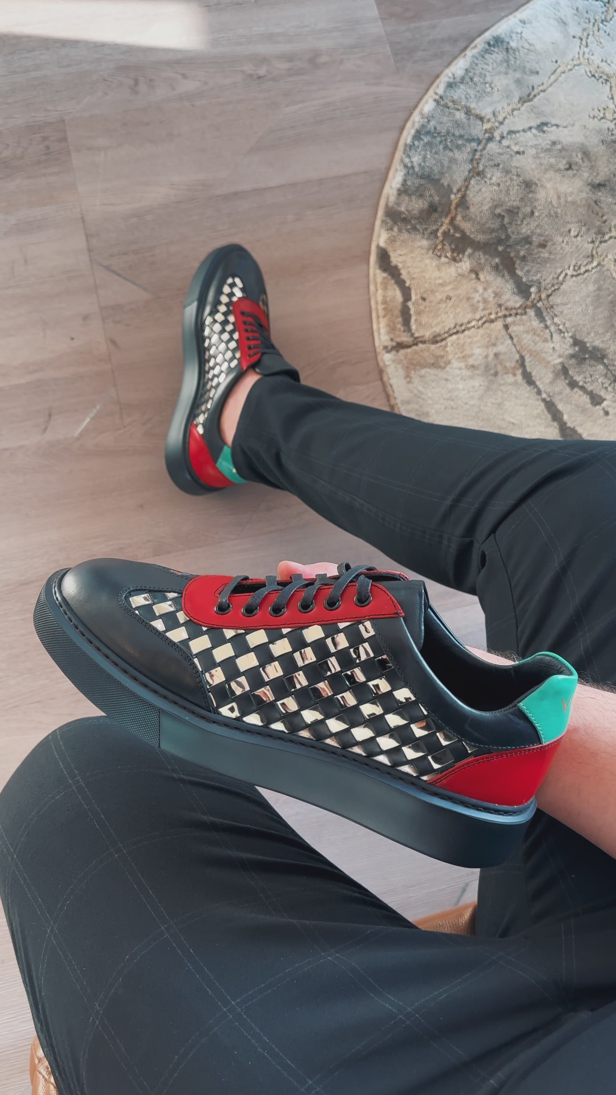 Supreme sales leather shoes