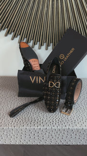 The Vicino Shoe Black Bit Dress Loafer