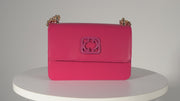 The Maneadero Fuchsia Leather Handbag