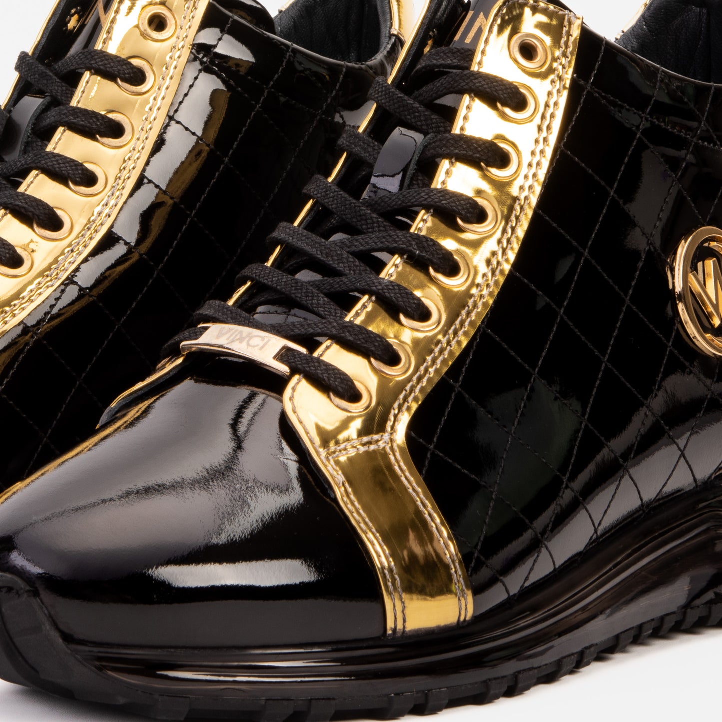 Zapatillas de deporte de caña alta Prestige para hombre en edición limitada en negro y dorado