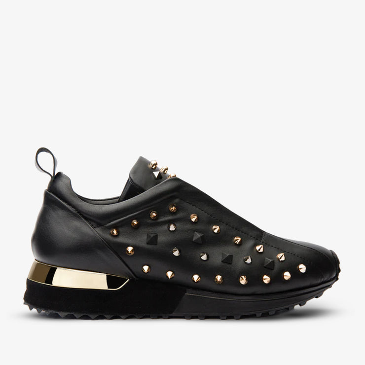 The Infanta Black Spike Leather Sneaker For Women Limited Edition