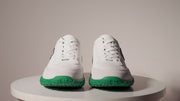 The Tiran White Leather Sneaker