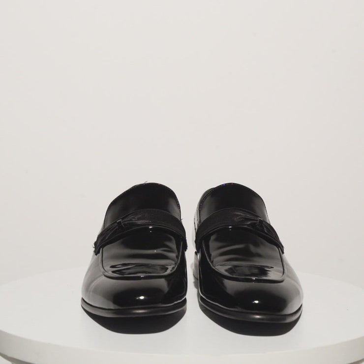 The Dodoma Black Patent  Leather Loafer Shoe