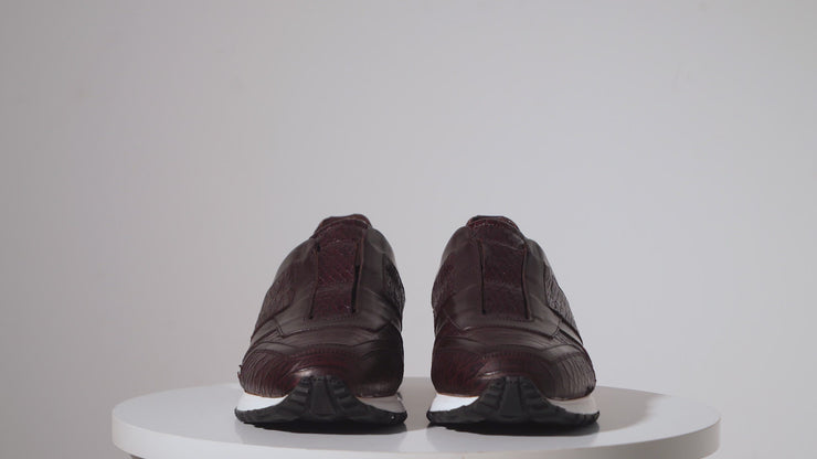 The Mugla Brown Snk Leather Sneaker