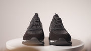 The Sopez Black Leather Sneaker