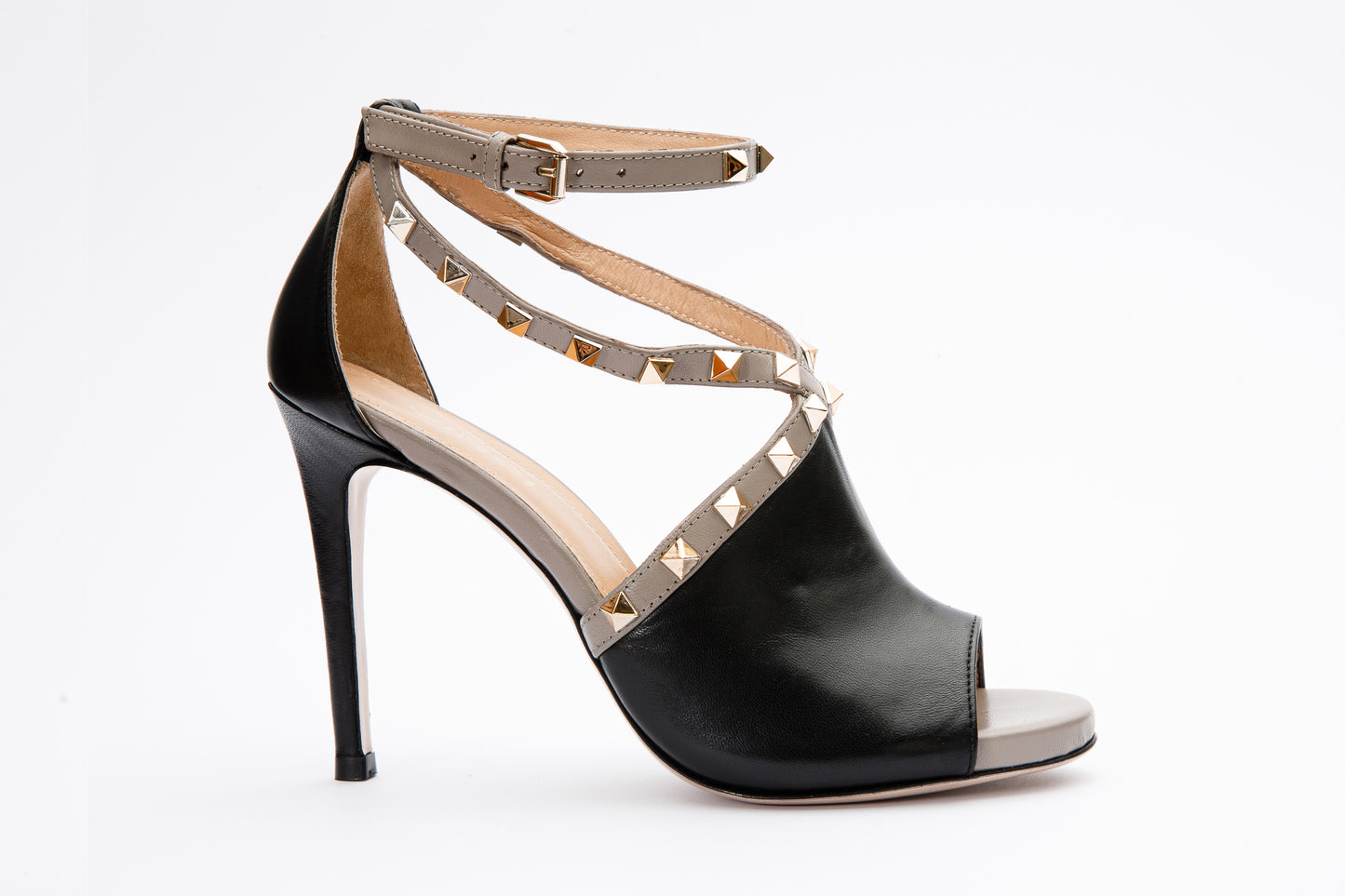 The Ribnica Black Leather Ankle Strap Women Sandal – Vinci Leather Shoes