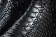 The Boss Black Pythn Snk Zip-Up Leather Boot Limited Edition