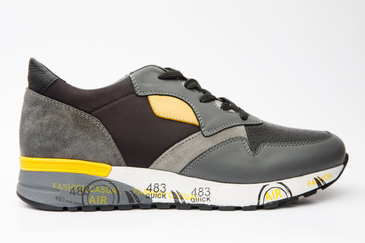 Missouri Grey Leather Sneaker
