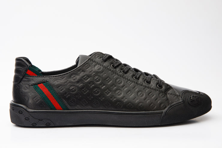 The Getto Black Leather Sneaker