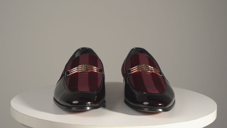 The Pontalto Leather Shoe Burgundy Bit Loafer