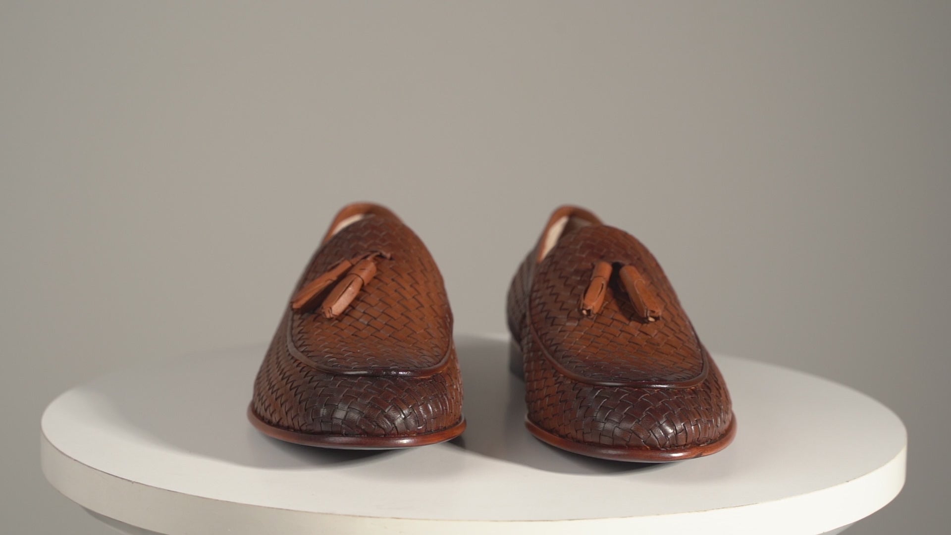 Tan woven loafers mens hotsell