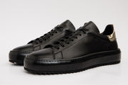 The Noble Black Leather Sneaker