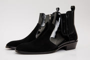 SORHAG BLACK SUED LEATHER (D-5109)