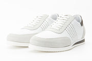 The Rotello White Leather Sneaker