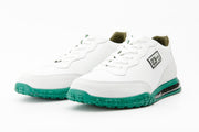 The Tiran White Leather Sneaker