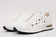 The Infanta White Spike Leather Sneaker For Men Limited Edition