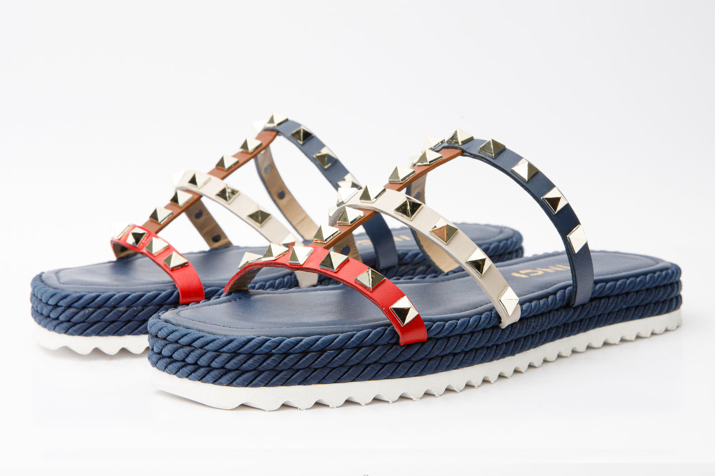 The Seul Multicolor Multi Strap Flat Women Sandal Final Sale!