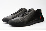 The Getto Black Leather Sneaker