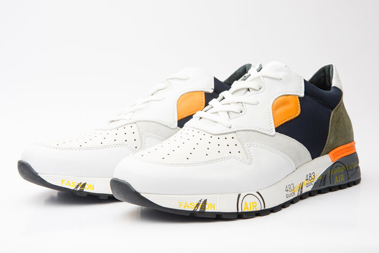 The Missouri White Leather Sneaker