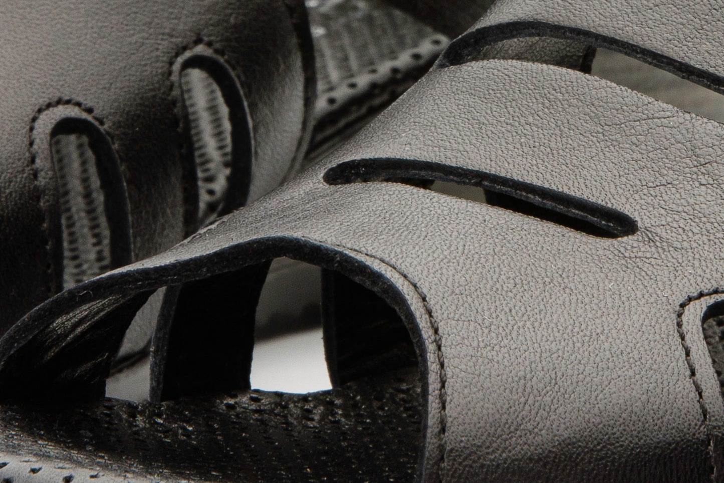 The Atina Black Leather Sandal Final Sale!