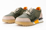 The Erbil Green Leather Sneaker