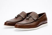 The Sperry Brown Leather Tassel Loafer