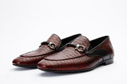 The Milano Burgundy Shoe Bit Loafer